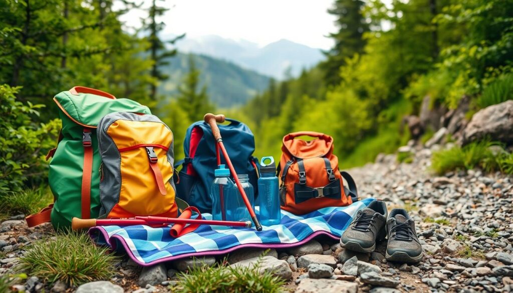 family hiking gear