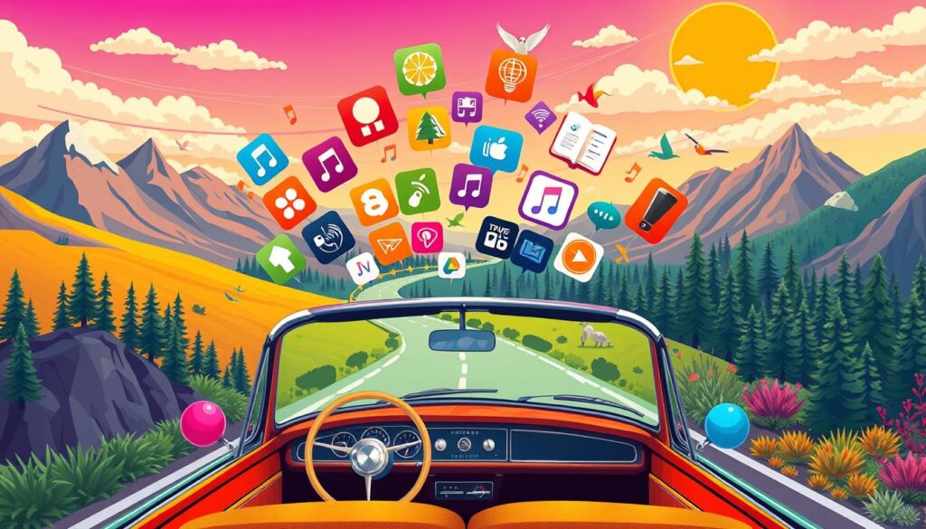 road trip entertainment apps